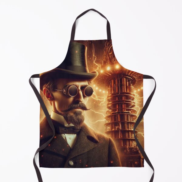 Item preview, Steampunk nikola tesla designed and sold by sevenmountains.