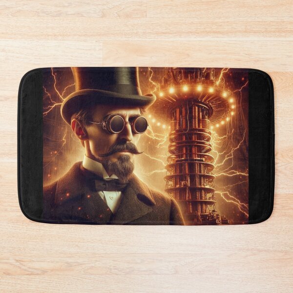 Item preview, Steampunk nikola tesla designed and sold by sevenmountains.