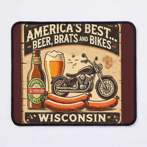 Item preview, Wisconsin Best Beer Brats and Bikes designed and sold by uncledougie.