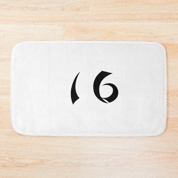 Item preview, 16, sixteen, black, shangai designed and sold by Numbers-Art.