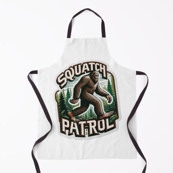 Item preview, Squatch Patrol, Sasquatch hiking in the woods designed and sold by BrinaandPops.