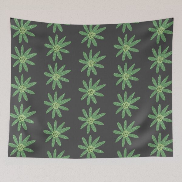 Item preview, This flower is green with polka dots designed and sold by Maria Santos Prieto.