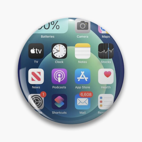 Item preview, iOS Home Screen - Blue designed and sold by Brent Sachs.