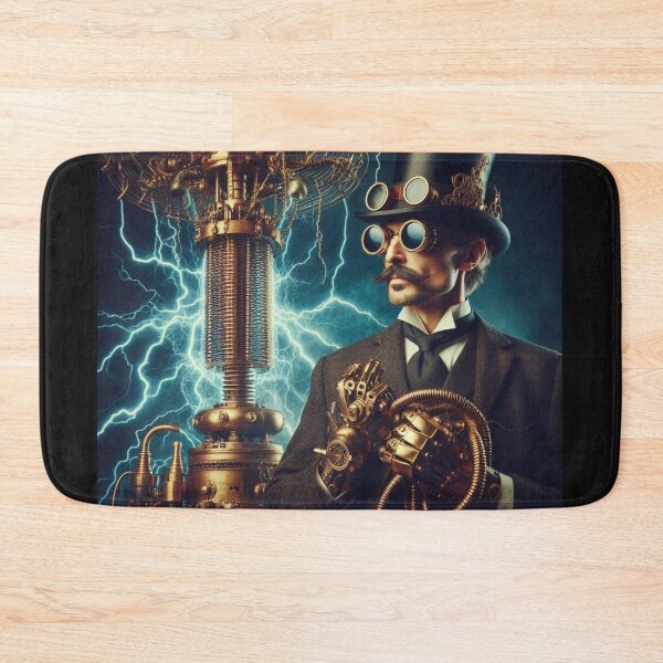 Item preview, Steampunk nikola tesla designed and sold by sevenmountains.