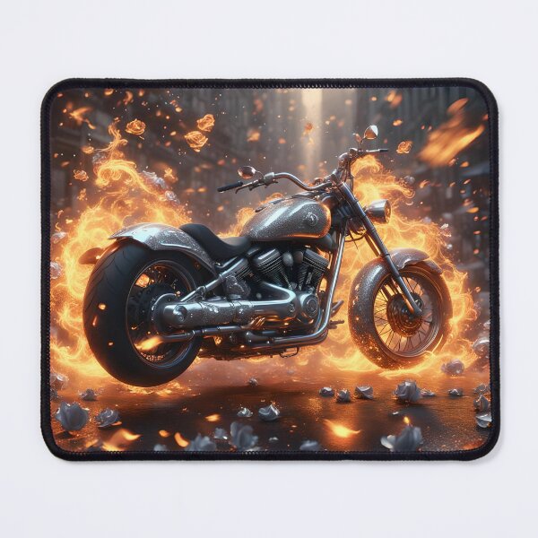 Item preview, Motorcycle in fire designed and sold by Marcu Ioachim.