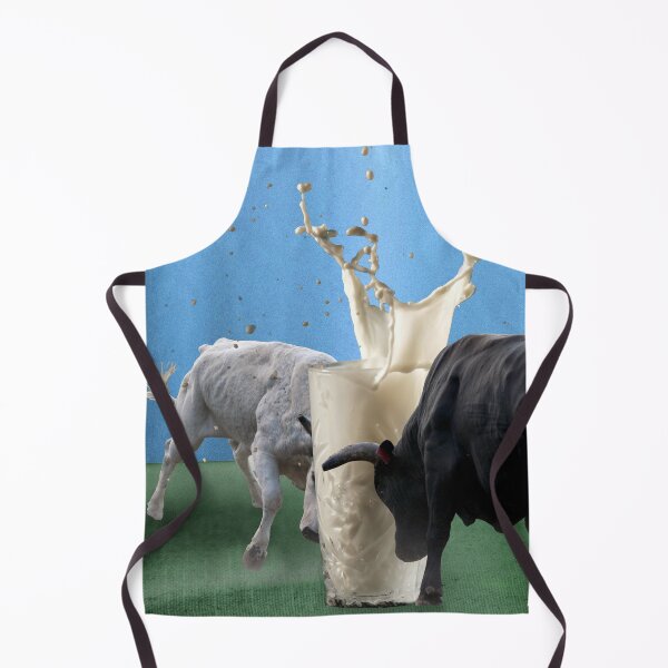Item preview, Milkshake Bulls Surreal Art Spilled Milk designed and sold by GollyWillikers.