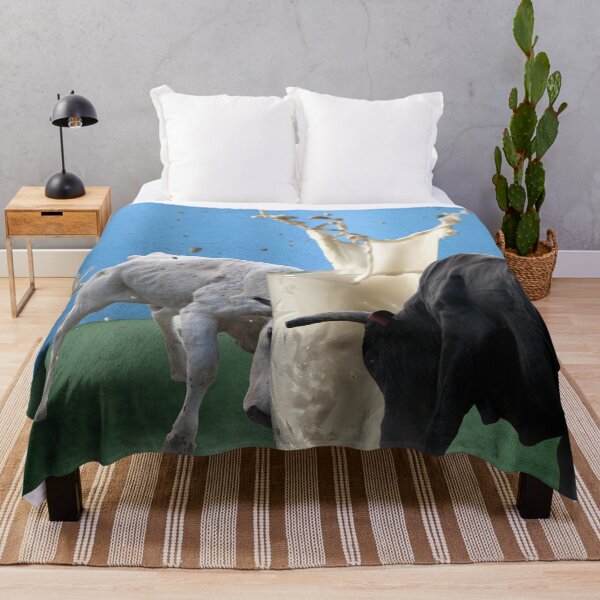 Item preview, Milkshake Bulls Surreal Art Spilled Milk designed and sold by GollyWillikers.
