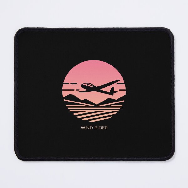 Item preview, Wind Rider Glider Pilot Sailplane Biplane aerial floating soaring designed and sold by These_Prints.