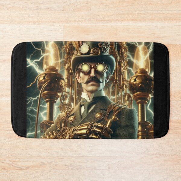 Item preview, Steampunk nikola tesla designed and sold by sevenmountains.