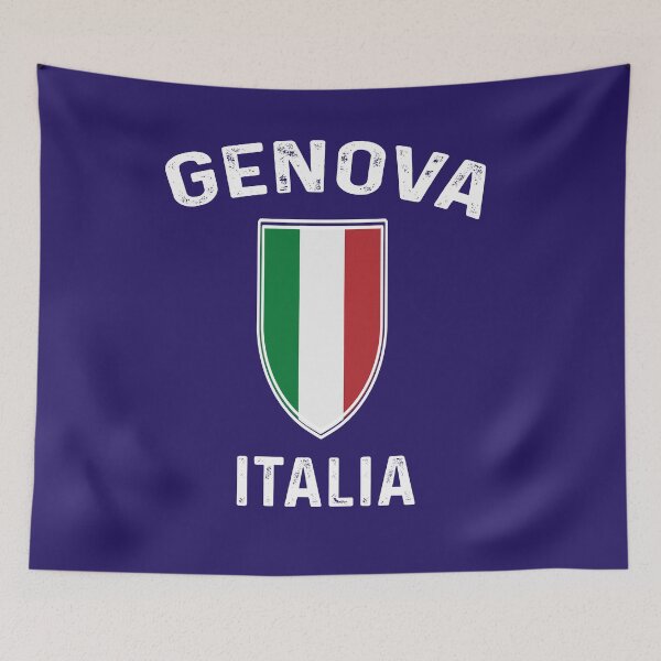 Item preview,  italian flag Vintage Genova Italia designed and sold by VISIONSTURME.