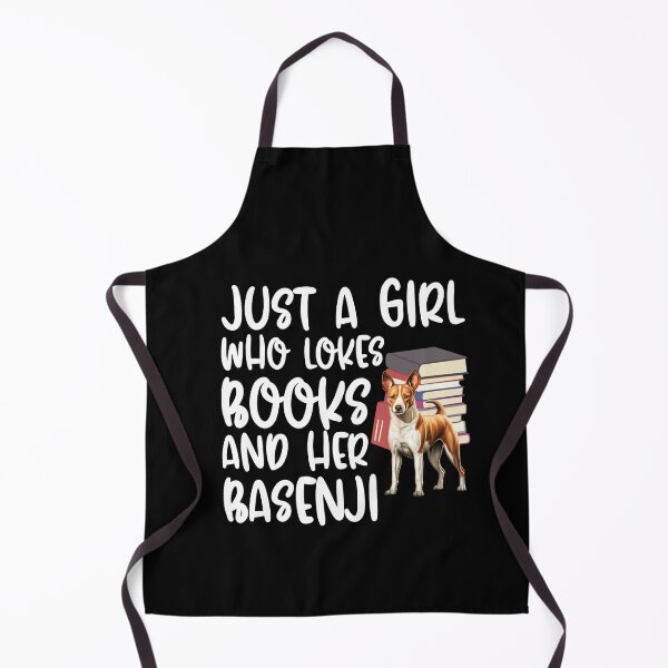 Item preview, Just A Girl Who Loves Books And Her Basenji designed and sold by TheAnimalZ00.
