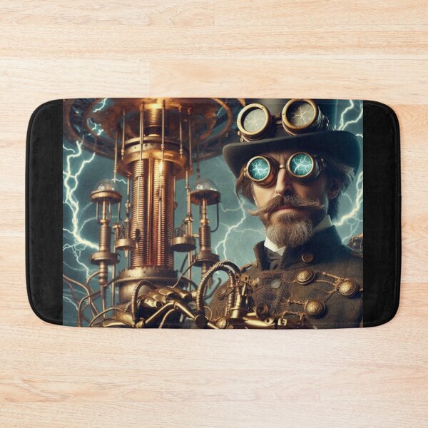 Item preview, Steampunk nikola tesla designed and sold by sevenmountains.