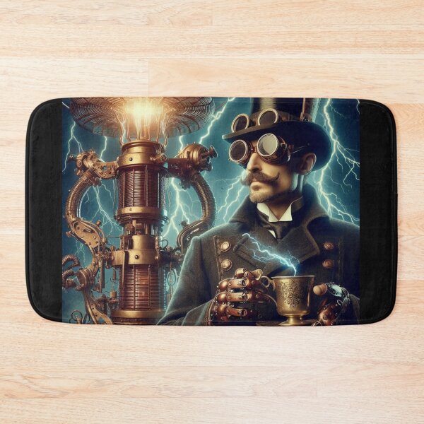 Item preview, Steampunk nikola tesla designed and sold by sevenmountains.