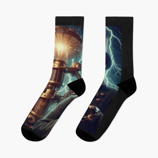 Item preview, Steampunk nikola tesla designed and sold by sevenmountains.