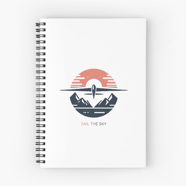 Item preview, Sail the Sky Glider Pilot Sailplane Biplane aerial floating soaring designed and sold by These_Prints.