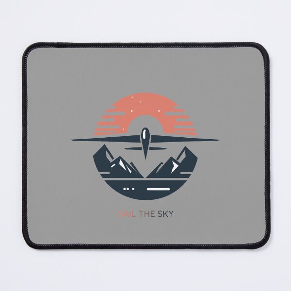 Item preview, Sail the Sky Glider Pilot Sailplane Biplane aerial floating soaring designed and sold by These_Prints.