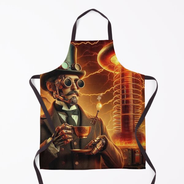 Item preview,  Steampunk nikola tesla designed and sold by sevenmountains.