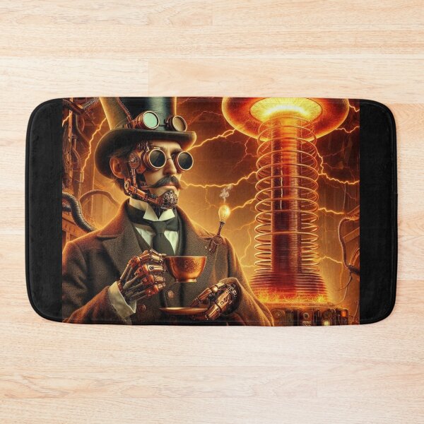 Item preview,  Steampunk nikola tesla designed and sold by sevenmountains.