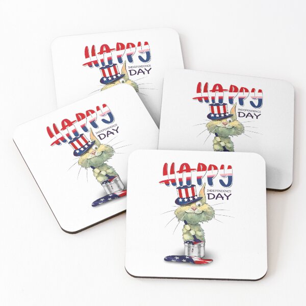 Item preview, Happy INDEPENDENCE Day Patriotic Chef Cat designed and sold by RysowankaZS.
