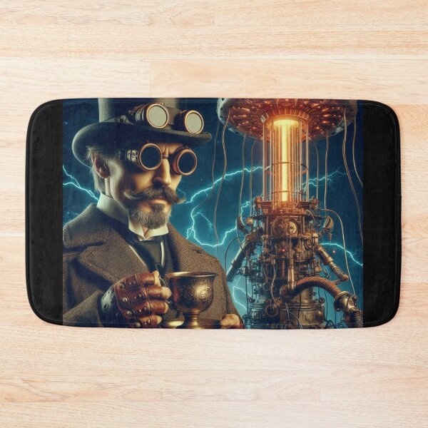 Item preview, Steampunk nikola tesla designed and sold by sevenmountains.