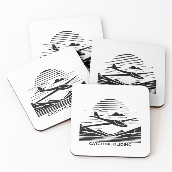 Item preview, Catch Me Gliding  Sail the Sky Glider Pilot Sailplane Biplane aerial floating soaring designed and sold by These_Prints.