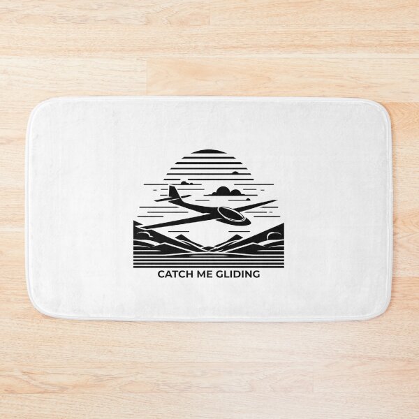 Item preview, Catch Me Gliding  Sail the Sky Glider Pilot Sailplane Biplane aerial floating soaring designed and sold by These_Prints.