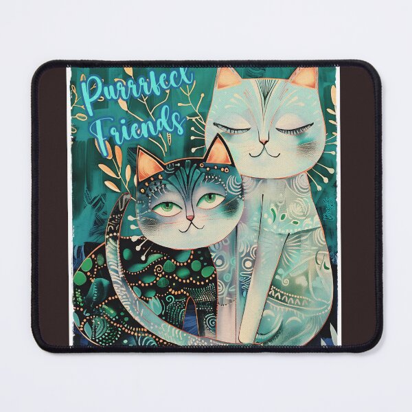 Item preview, Purrrfect Friends Cats designed and sold by uncledougie.