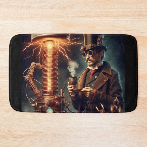 Item preview,  Steampunk nikola tesla designed and sold by sevenmountains.