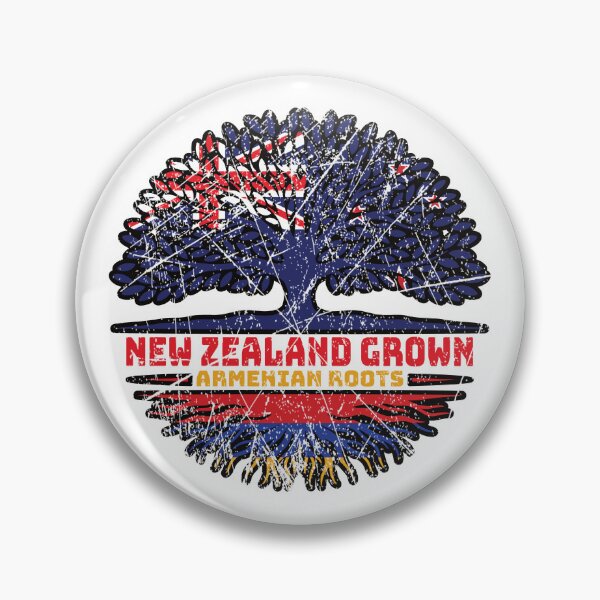Item preview, Armenian Armenia New Zealander New Zealand Tree Roots Flag designed and sold by FlagX.