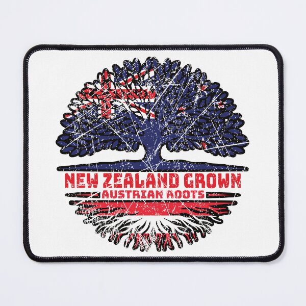 Item preview, Austria Austrian New Zealander New Zealand Tree Roots Flag designed and sold by FlagX.