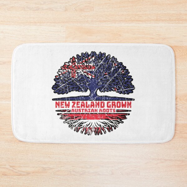 Item preview, Austria Austrian New Zealander New Zealand Tree Roots Flag designed and sold by FlagX.