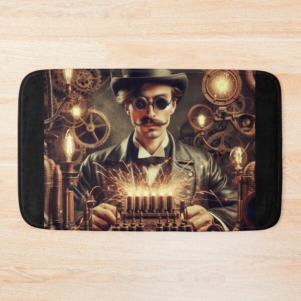 Item preview,  Steampunk nikola tesla designed and sold by sevenmountains.