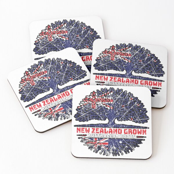 Item preview, Australia Australian New Zealander New Zealand Tree Roots Flag designed and sold by FlagX.