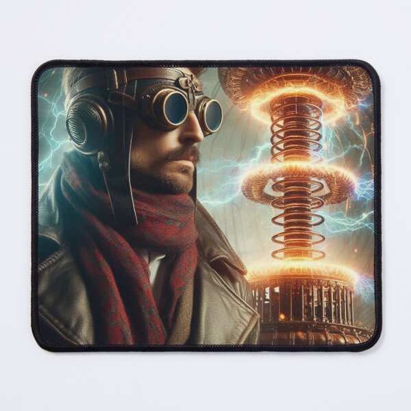 Item preview, Steampunk nikola tesla designed and sold by sevenmountains.