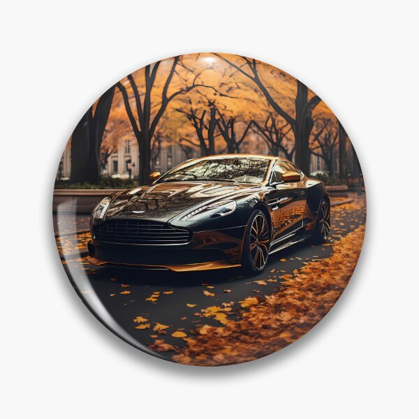 Item preview, Black Aston Martin DBS In Autumn Park  designed and sold by RevUpDesign.