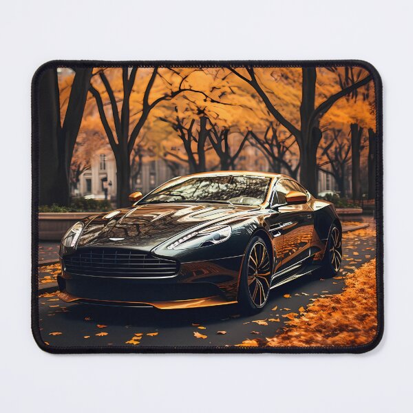 Item preview, Black Aston Martin DBS In Autumn Park  designed and sold by RevUpDesign.