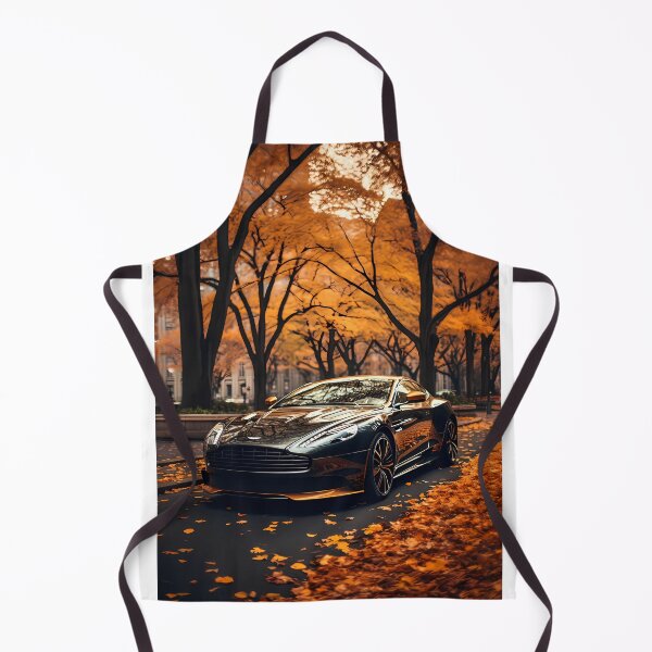Item preview, Black Aston Martin DBS In Autumn Park  designed and sold by RevUpDesign.