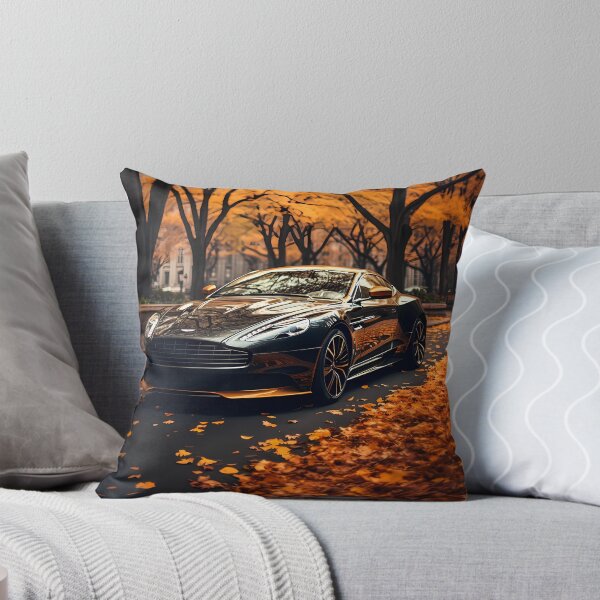 Item preview, Black Aston Martin DBS In Autumn Park  designed and sold by RevUpDesign.