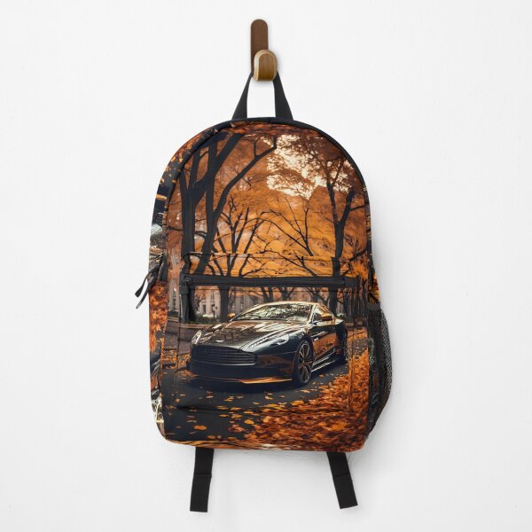 Item preview, Black Aston Martin DBS In Autumn Park  designed and sold by RevUpDesign.