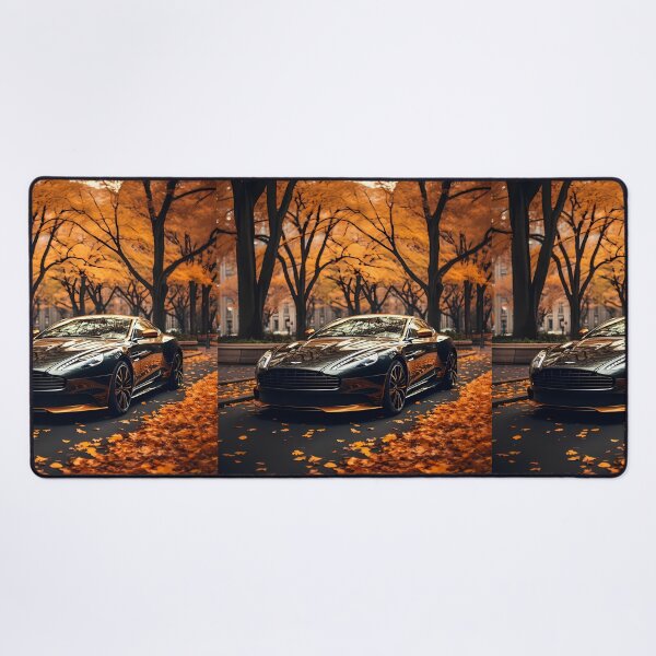 Item preview, Black Aston Martin DBS In Autumn Park  designed and sold by RevUpDesign.