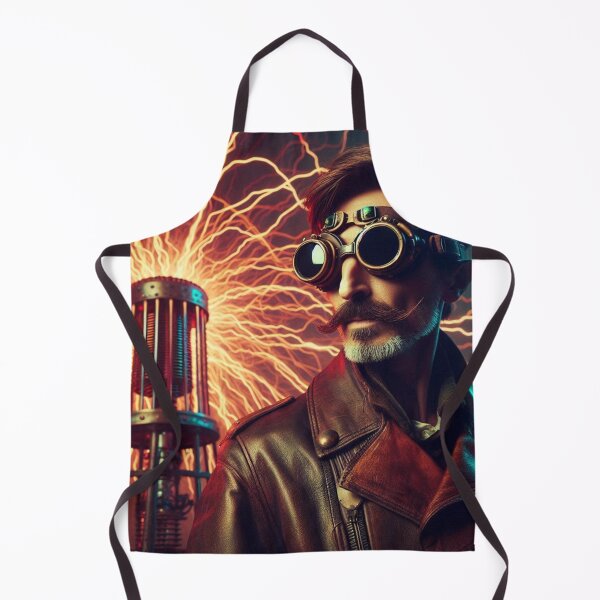 Item preview, Steampunk nikola tesla designed and sold by sevenmountains.