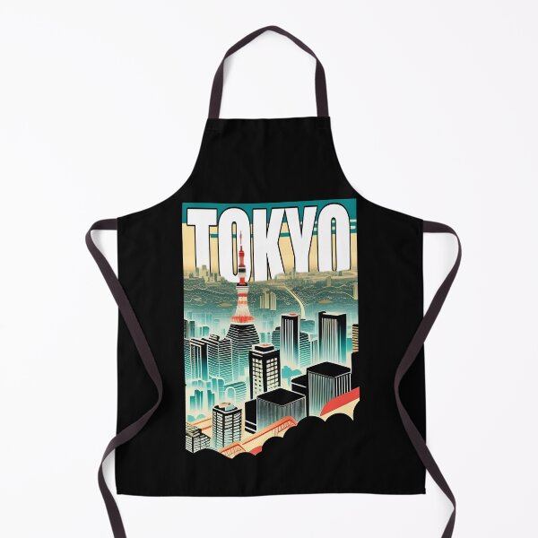 Item preview, Tokyo Skyline Illustration Travel Art designed and sold by jessephotoart.