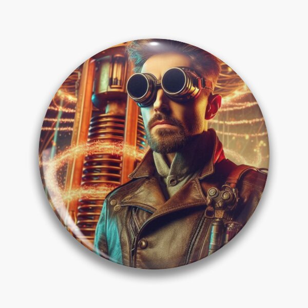 Item preview, Steampunk nikola tesla designed and sold by sevenmountains.