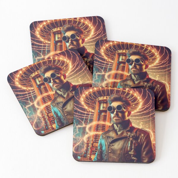 Item preview, Steampunk nikola tesla designed and sold by sevenmountains.