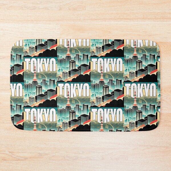 Item preview, Tokyo Skyline Illustration Travel Art designed and sold by jessephotoart.