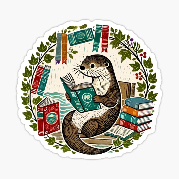 Item preview, Reading Otter designed and sold by Boog Monst .