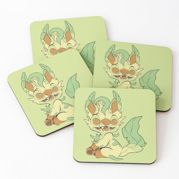 Item preview, Leafy Stitch Mon Eeveelution Fluffy Kawaii Cute Japanese Fantasy Gamer Gaming Hawaii Film Nostalgia designed and sold by SugaredTea.