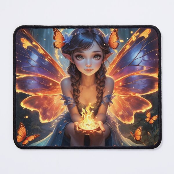 Item preview, Enchanting Butterfly-Winged Forest Fairy designed and sold by T-shirtMill.