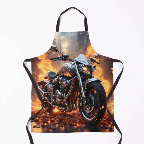 Item preview, Flames around the motorcycle designed and sold by Marcu Ioachim.