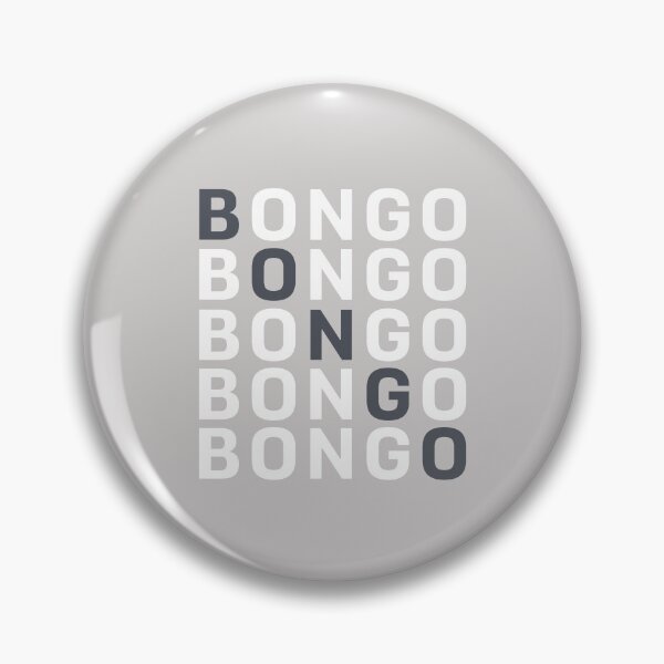Item preview, Five by five block text BONGO designed and sold by LocalOddball.